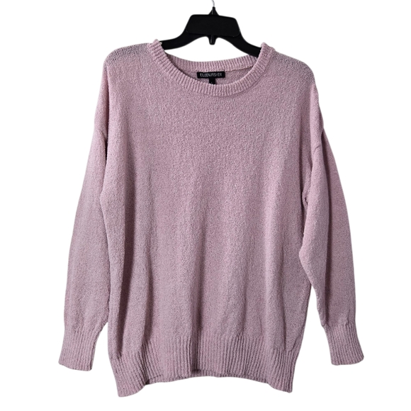 Eileen Fisher Sweaters - Eileen Fisher Large Pink Long Sleeve‎ Pullover Lightweight Crew Sweater